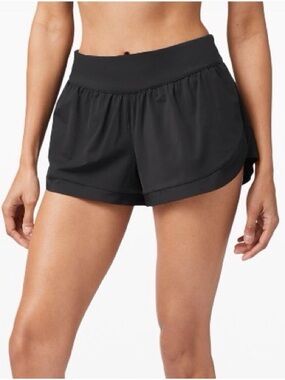Lululemon Calm Tides Lined Running Shorts 2.5 inch - Black
